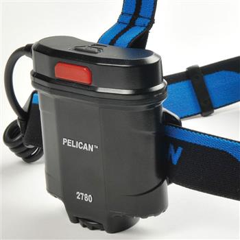 Pelican 2780 LED Headlamp rear battery pack