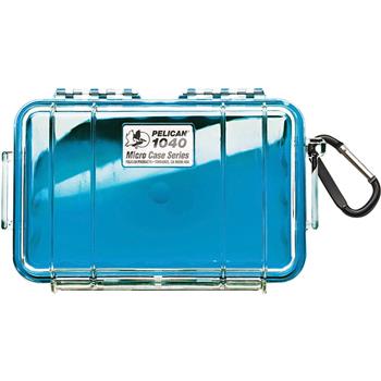 Clear Pelican 1040 Micro Case with Blue Liner