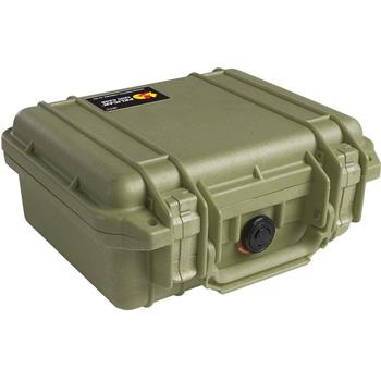Olive Drab Pelican 1200 Case with No Foam