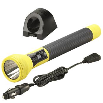 Yellow Streamlight SL-20LP NiMH Rechargeable Flashlight with 12V DC Charger 