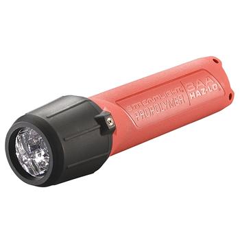 Orange Streamlight 3AA ProPolymer HAZ-LO 7 LED Flashlight