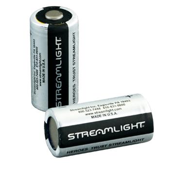 Streamlight 2 Pack CR123 lithium batteries 