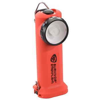 Orange Streamlight Survivor LED Rechargeable Flashlight