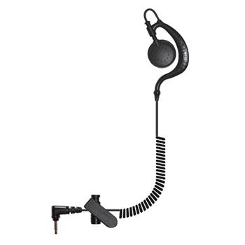 Agent Listen-Only Radio Earpiece with Short Cord