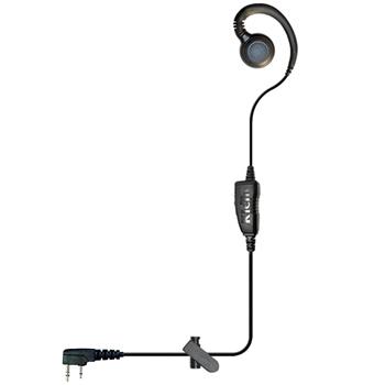 Klein Curl Radio Earpiece with a Braided Cable and K1 Connector