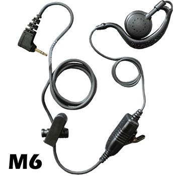 Agent C-Ring Surveillance Radio Earpiece with M6 Connector