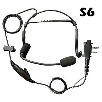 CrewChief Lightweight Radio Headset with S6 Connector