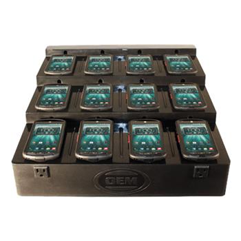 FuelPad12 Multi-Unit Battery Charger with plugs (Radios/Phones Shown Not Included)