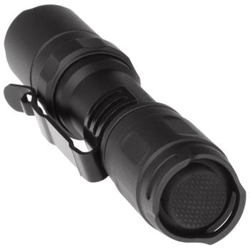 Nightstick Mini-TAC Pro 1 AA has a castled tail cap switch housing