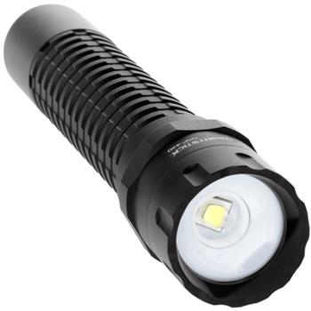 Nightstick Adjustable Beam Flashlight rotating bezel ring to adjust the beam focus