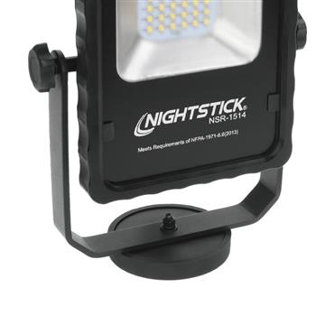Nightstick 1514C Rechargeable Area Light with a magnetic base mount