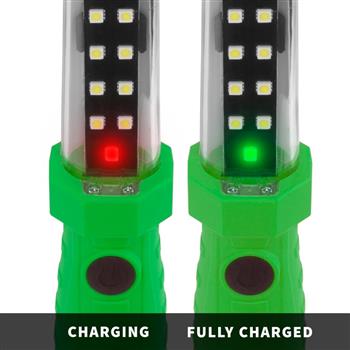 Nightstick LED Work Light has a battery charge indicator