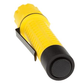 Nightstick TAC-300 LED Flashlight has a large textured tail-switch