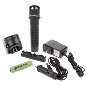 Nightstick 410XL Tactical Flashlight includes battery, charger and AC/DC cords