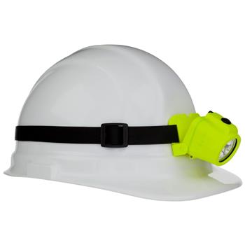 Nightstick 5450G Headlamp has a tilting head  (Hardhat not included)