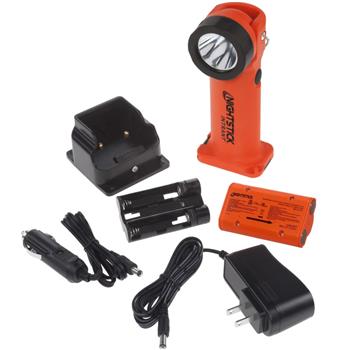 Nightstick 5568RX INTRANT® Flashlight includes Rechargeable Li-ion Battery, Charger, AA Battery Carrier, AC/DC Cords
