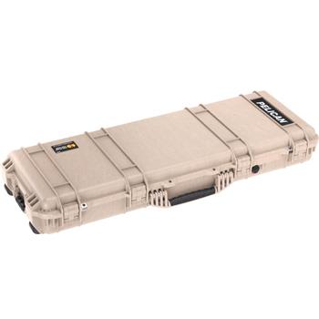 Desert Tan Pelican™ 1720 Long Case with foam ideal for instruments and gear