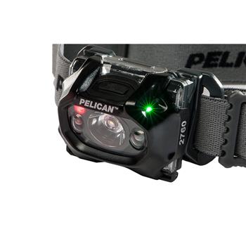Pelican™ 2760 Headlamp with a battery status indicator