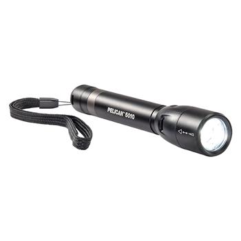 Pelican™ 5010 Flashlight includes batteries and lanyard