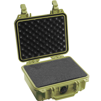 Olive Drab Pelican 1200 Case with Foam