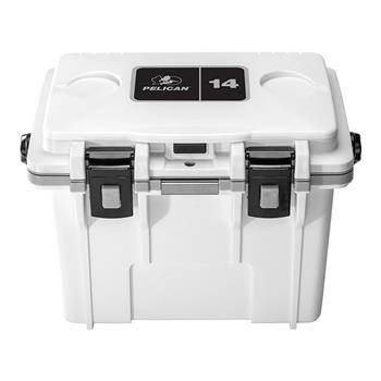 White Pelican™ 14 Qt Elite Cooler with Gray Trim