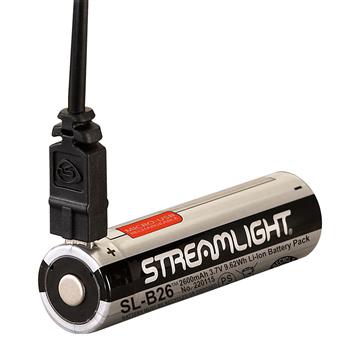 Streamlight Lithium Ion Battery is USB rechargeable