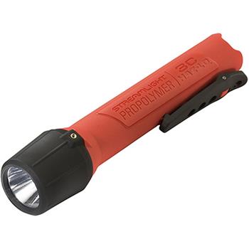 Orange Streamlight ProPolymer HAZ-LO Flashlight