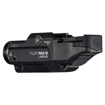 Streamlight TLR RM 2 Laser G with an ergonomic push-button switch
