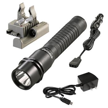 Streamlight Strion LED Rechargeable Flashlight with AC/DC charge cords and PiggyBack base