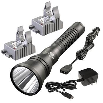 Streamlight Strion HPL with AC/DC charge cords and two bases