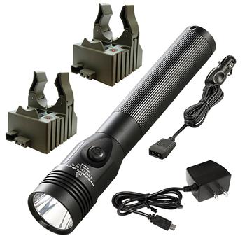 Streamlight Stinger LED HL Flashlight with AC/DC charge cords and two bases