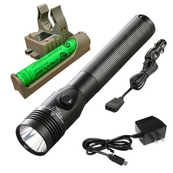 Streamlight Stinger LED HL Flashlight with AC/DC charge cords and PiggyBack base