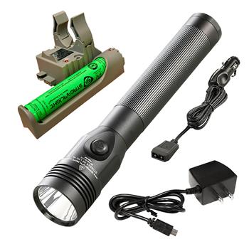 Streamlight Stinger DS LED HL Flashlight with AC/DC charge cords and PiggyBack base