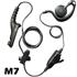 Agent C-Ring Surveillance Radio Earpiece with M7 Connector