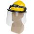 Nightstick 4616 Low-Profile Headlamp works with a face shield (Helmet/Shield not included)